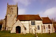 Tollard Royal village church, Dorset.