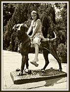 The Dog Statue at Roger Williams Park -Providence, RI