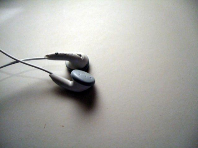 Macro shot of PSP headphones